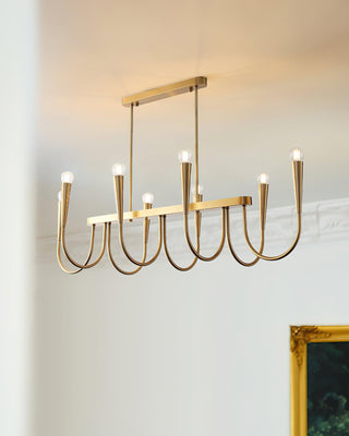 Symphony Industrial Brass Chandelier