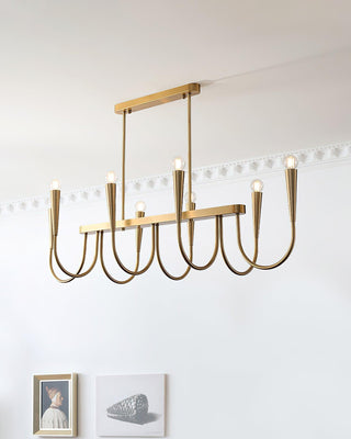 Symphony Industrial Brass Chandelier