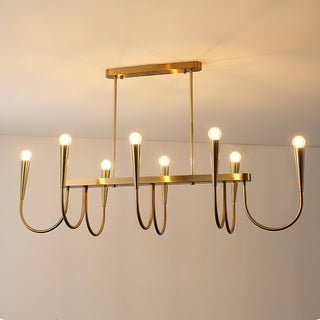 Symphony Industrial Brass Chandelier