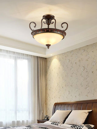 Thalassa Vintage Iron Ceiling Light