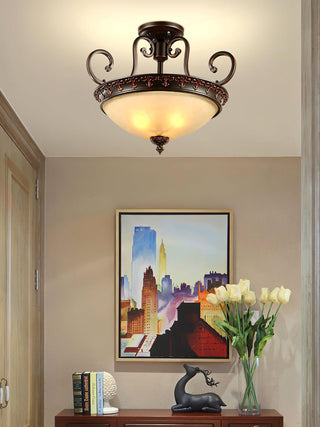 Thalassa Vintage Iron Ceiling Light