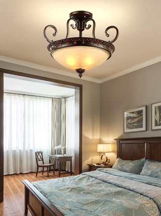 Thalassa Vintage Iron Ceiling Light