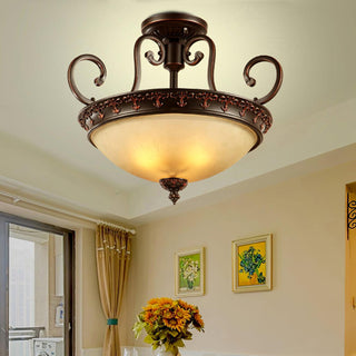Thalassa Vintage Iron Ceiling Light