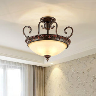 Thalassa Vintage Iron Ceiling Light