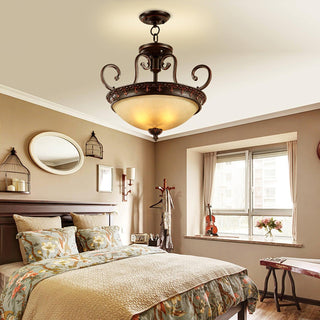 Thalassa Vintage Iron Ceiling Light