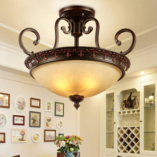 Thalassa Vintage Iron Ceiling Light