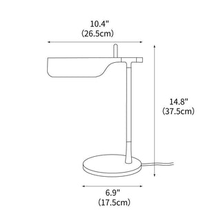 Span Minimalist Iron LED Table Light