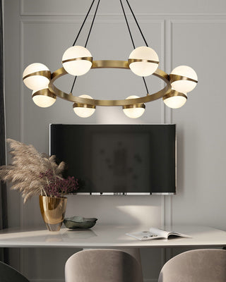 Tagliato Modern Brass Chandelier