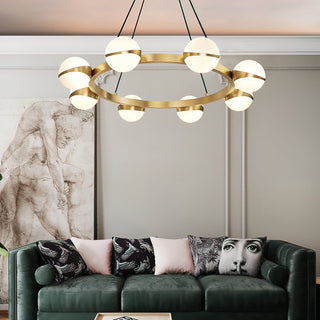 Tagliato Modern Brass Chandelier