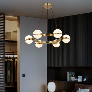 Tagliato Modern Brass Chandelier