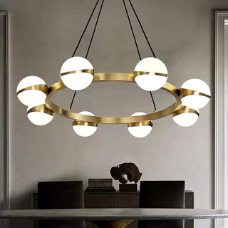 Tagliato Modern Brass Chandelier