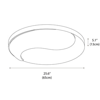 Equili Minimalist Wood Ceiling Lamp