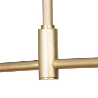 Symmetra Urban Brass Chandelier