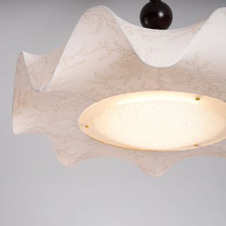 Tanyel Brass Dark Wood Ceiling Light