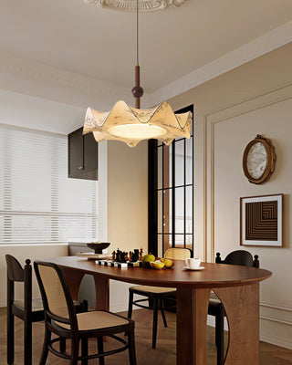 Tanyel Dark Wood Pendant Light
