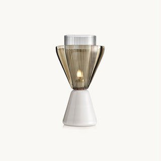 Leo Layered Glass Marble Table Lamp