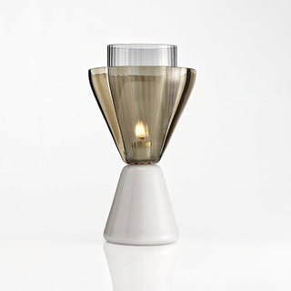 Leo Layered Glass Marble Table Lamp