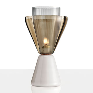 Leo Layered Glass Marble Table Lamp