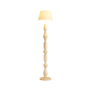 Rhythm Carved Wood Floor Lamp