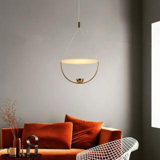 Teardrop Contemporary Metal LED Pendant Light