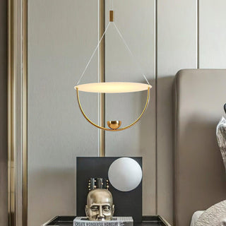 Teardrop Contemporary Metal LED Pendant Light