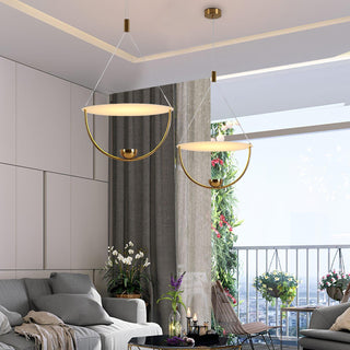 Teardrop Contemporary Metal LED Pendant Light