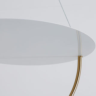 Teardrop Contemporary Metal LED Pendant Light