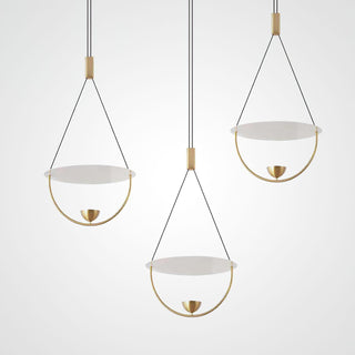 Teardrop Contemporary Metal LED Pendant Light