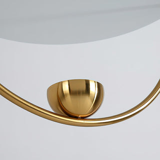 Teardrop Contemporary Metal LED Pendant Light