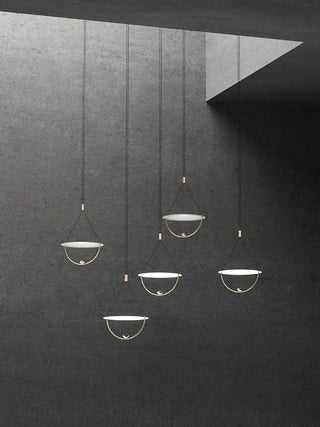 Teardrop Contemporary Metal LED Pendant Light
