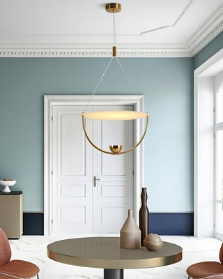Teardrop Contemporary Metal LED Pendant Light