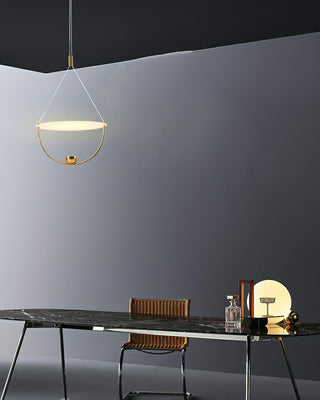 Teardrop Contemporary Metal LED Pendant Light