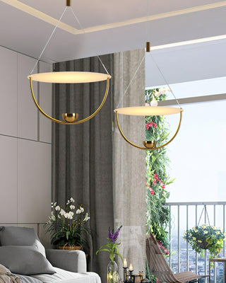 Teardrop Contemporary Metal LED Pendant Light