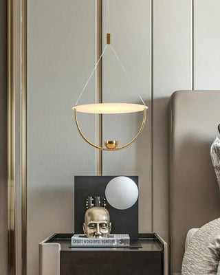 Teardrop Contemporary Metal LED Pendant Light