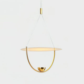 Teardrop Contemporary Metal LED Pendant Light