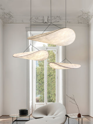 Tense Modern Dupont Paper Pendant Light