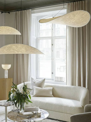 Tense Modern Dupont Paper Pendant Light