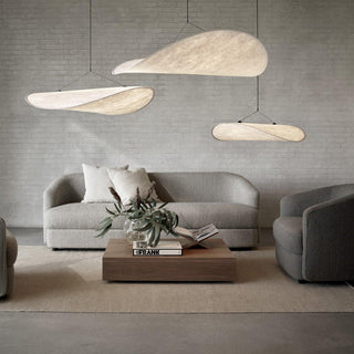 Tense Modern Dupont Paper Pendant Light