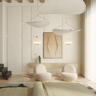 Tense Modern Dupont Paper Pendant Light