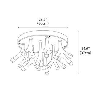 Silva Avant-garde Wood Ceiling Light