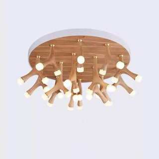 Silva Avant-garde Wood Ceiling Light