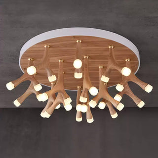 Silva Avant-garde Wood Ceiling Light