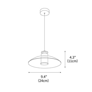 Harper Contemporary Glass Pendant Light