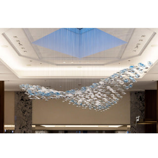 Kael Aesthetic Glass Chandelier