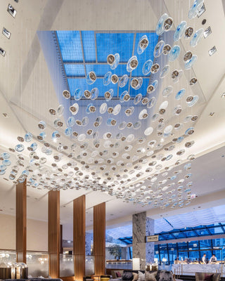 Kael Aesthetic Glass Chandelier