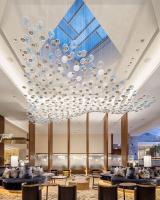 Kael Aesthetic Glass Chandelier
