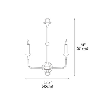 Facet Traditional Metal Wall Lamp