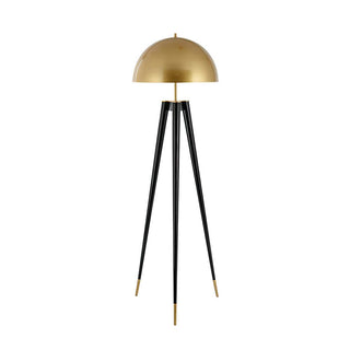 Three Legged Gold Gong Modern Iron Floor Light