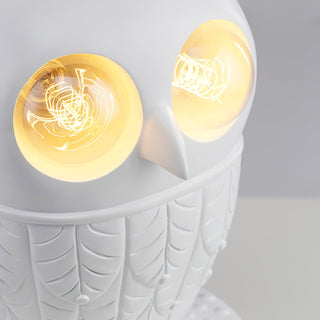 Kael Owl Resin Sculptural Table Lamp