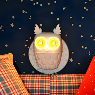 Owl Resin Sculptural Sconce